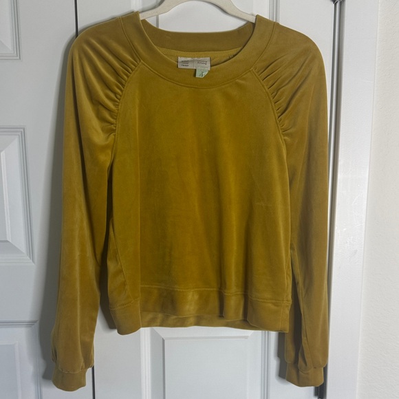 saturday sunday Sweaters - Anthropologie Golden Mustard Women's Crew Neck Sweater